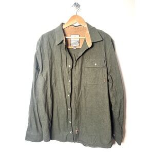 Men's Legendary Whitetails Original Buck Camp Flannel Button‎ Down Shirt Sz XL